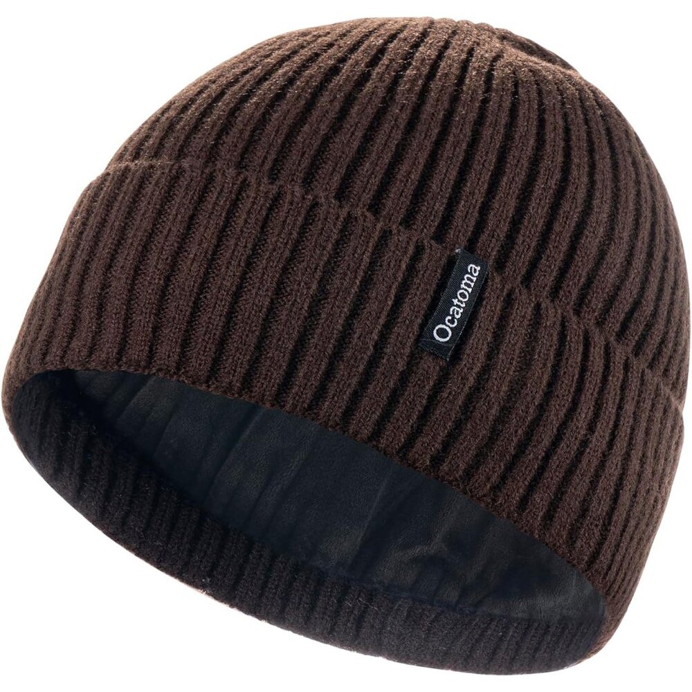 Beanie for Men Women Warm Winter Knit Cuffed Beanie Soft Warm Ski Hats Unisex